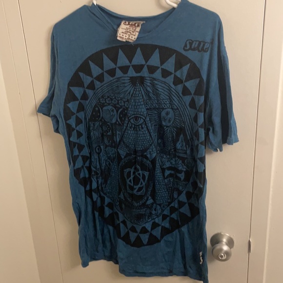 M-L OVERSIZED UO TAROT DRESS - Picture 3 of 7